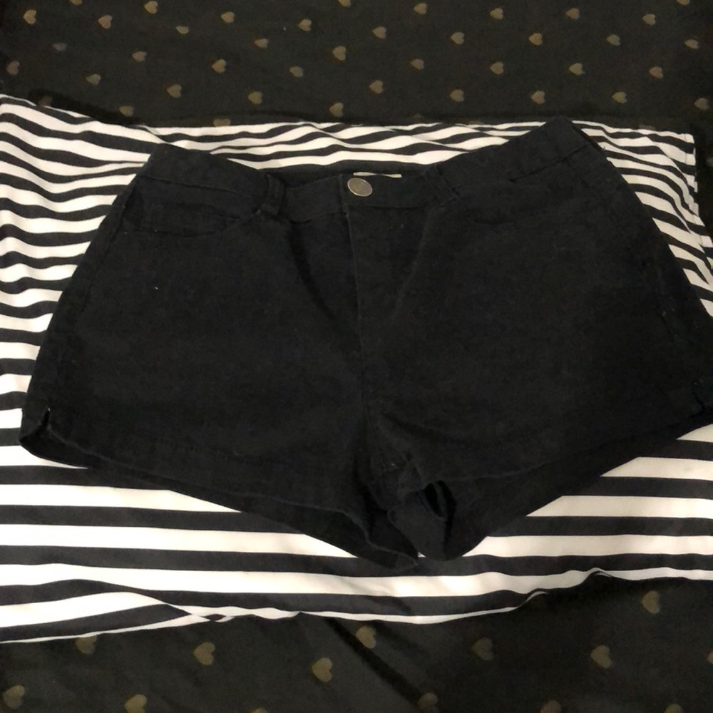 Black shorts